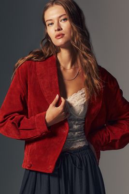 BLANKNYC Suede Collared Jacket