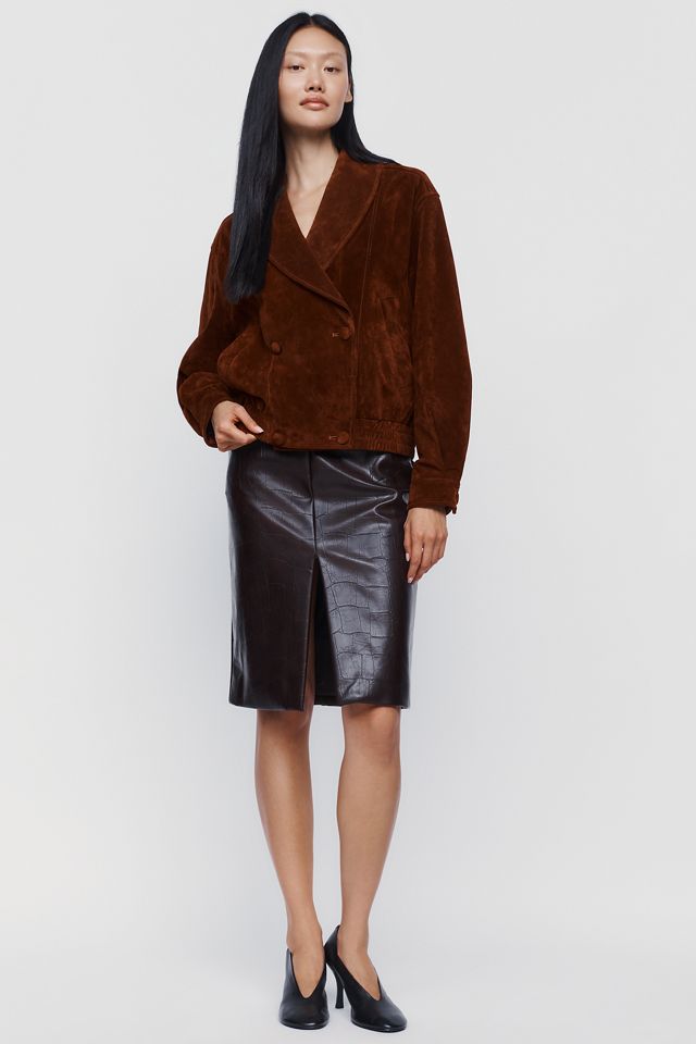 BLANKNYC Suede Collared Jacket #3
