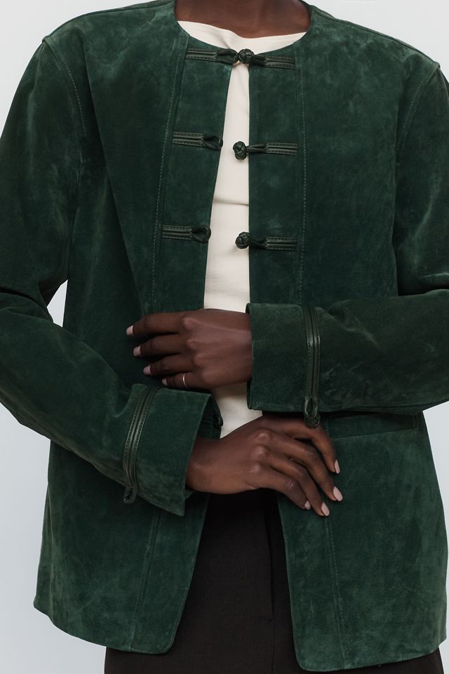 BLANKNYC Suede Military Jacket #2