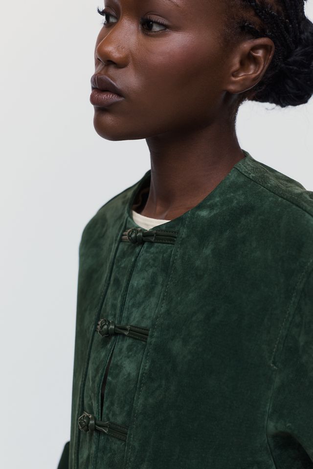 BLANKNYC Suede Military Jacket #4