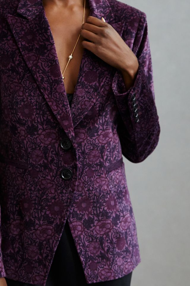 Paige Chelsee Velvet Blazer #1