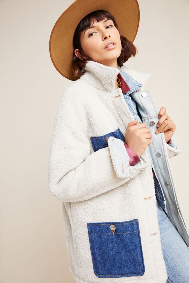 3x1 Reversible Denim Sherpa Jacket #1