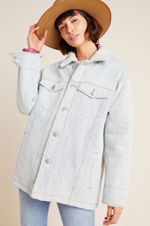 3x1 Reversible Denim Sherpa Jacket #2
