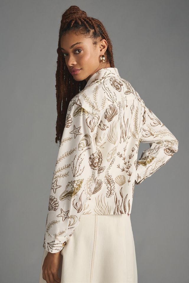 Porridge Seashell Printed Jacket #2