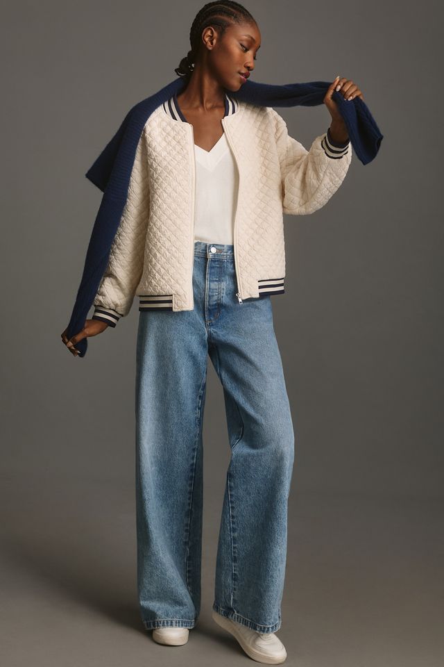 Porridge Viv Quilted Bomber Jacket | Anthropologie