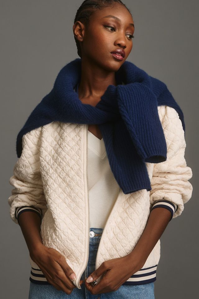 Porridge Viv Quilted Bomber Jacket Anthropologie