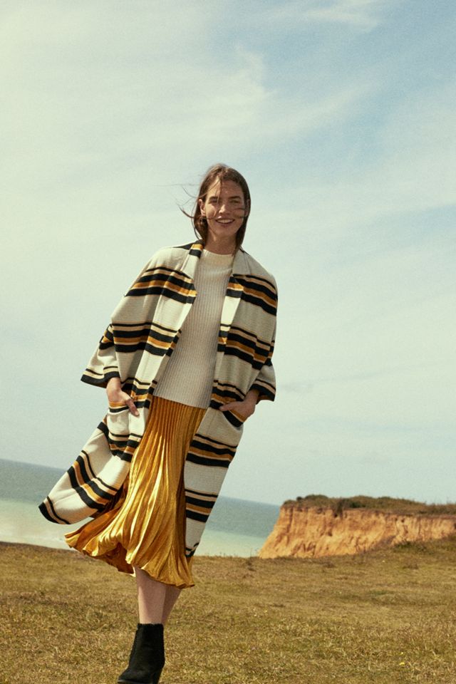 Striped Cocoon Jacket #6