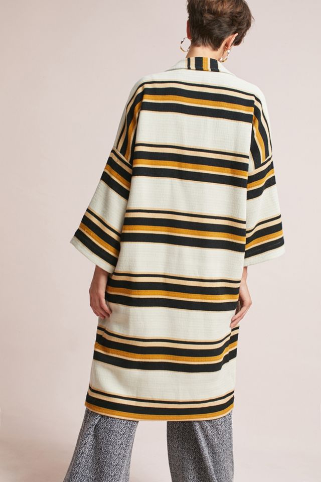 Striped Cocoon Jacket #3
