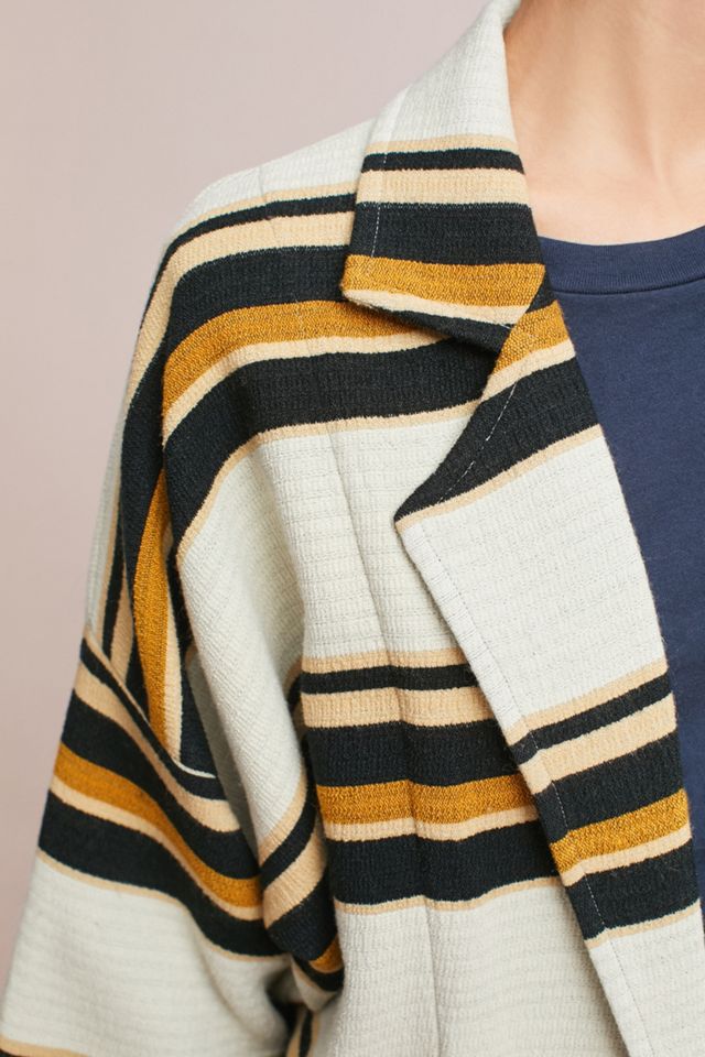 Striped Cocoon Jacket #4