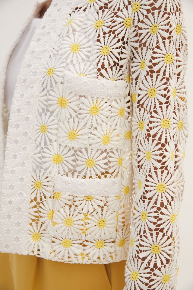 Anna Sui Daisy Lace Jacket | Anthropologie