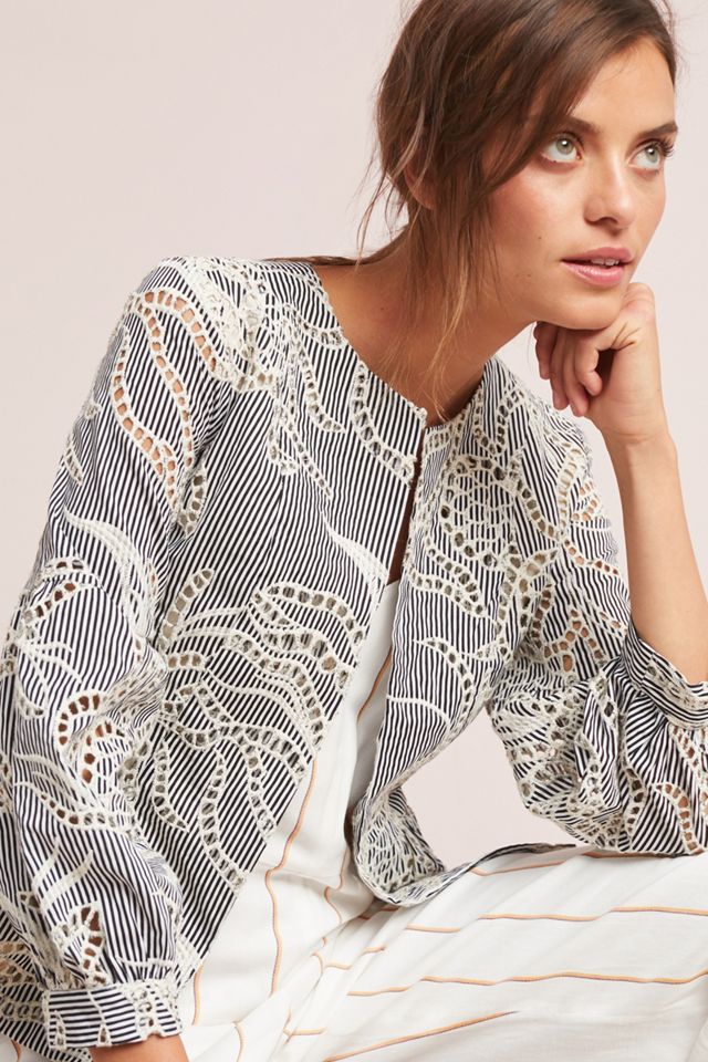 Eyelet Waves Jacket #1