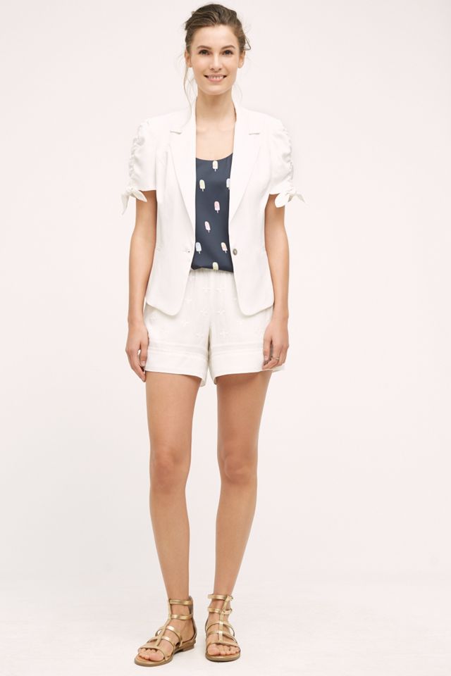 Ruched Sleeve Blazer  #2