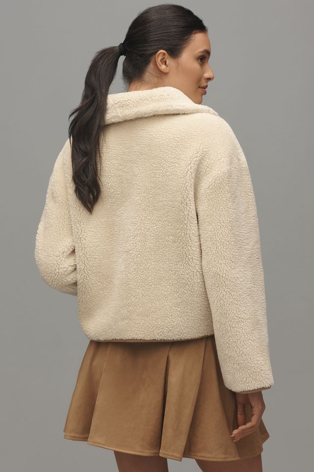 Velvet by Graham & Spencer Amara Sherpa Reversible Jacket #1