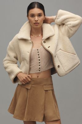 Velvet by Graham & Spencer Amara Sherpa Reversible Jacket