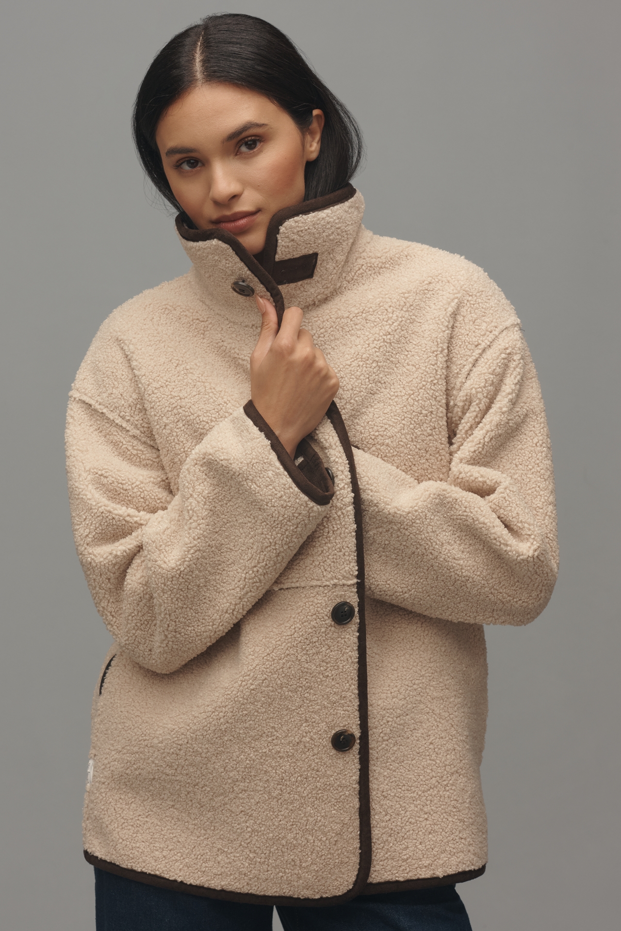 Velvet by Graham & Spencer Shona Sherpa Reversible Jacket