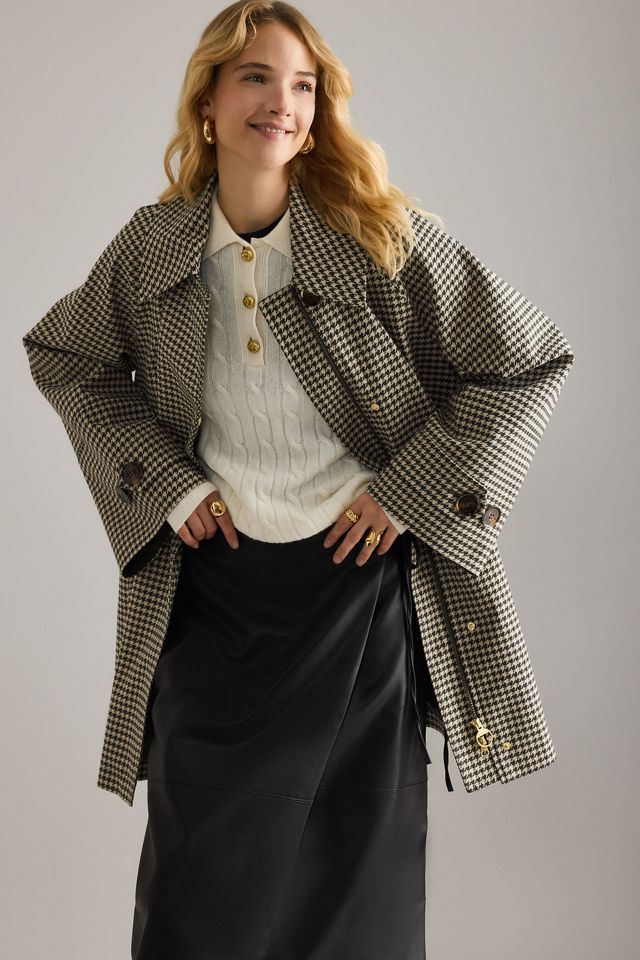 Chaqueta Barbour Kennedy Houndstooth Impermeable #4