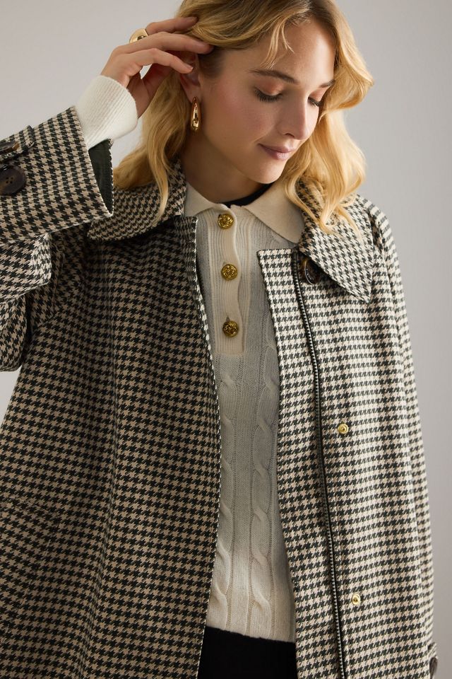 Chaqueta Barbour Kennedy Houndstooth Impermeable #5