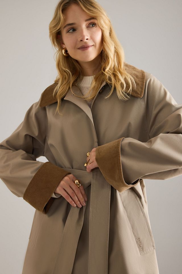 Barbour Reagan Showerproof Trench Coat #4