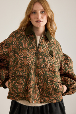 Barbour x Farm Rio Luisa Quilted Jacket