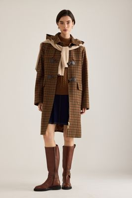 Barbour Melody Check Duffle Coat