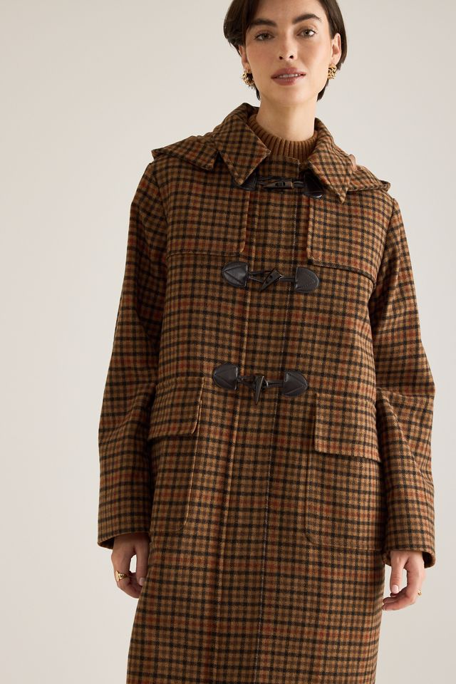 Manteau duffle à carreaux Melody Barbour #2