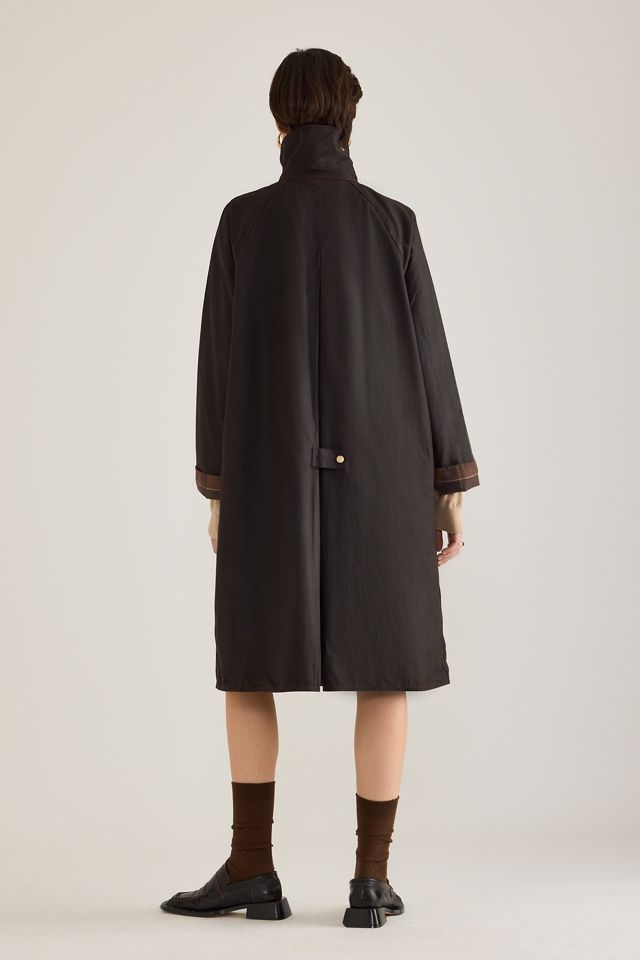 Barbour Evette Waxed Cotton Car Coat #1