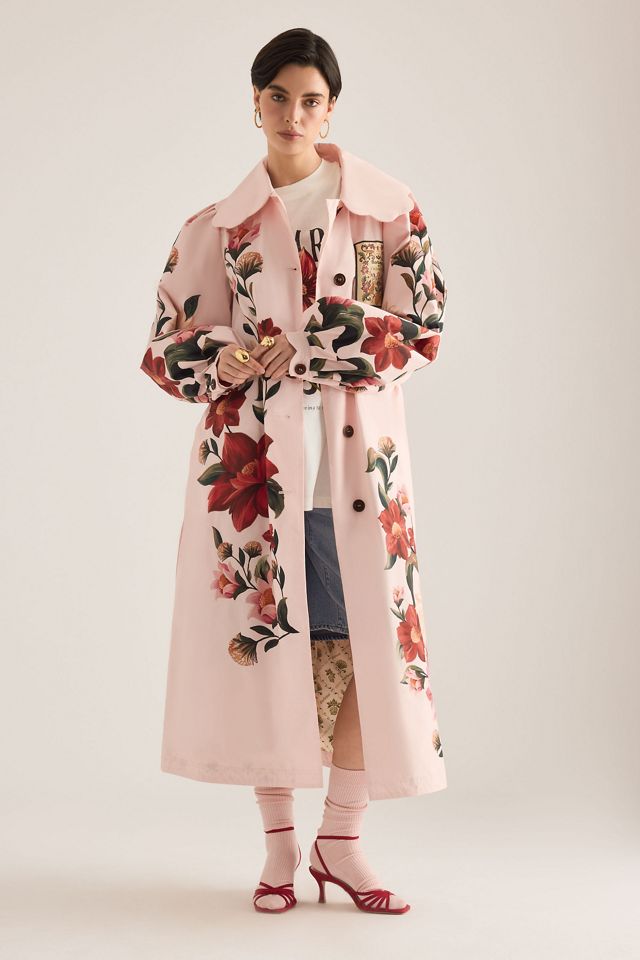 Barbour x Farm Rio Bromelia Duster Coat #4