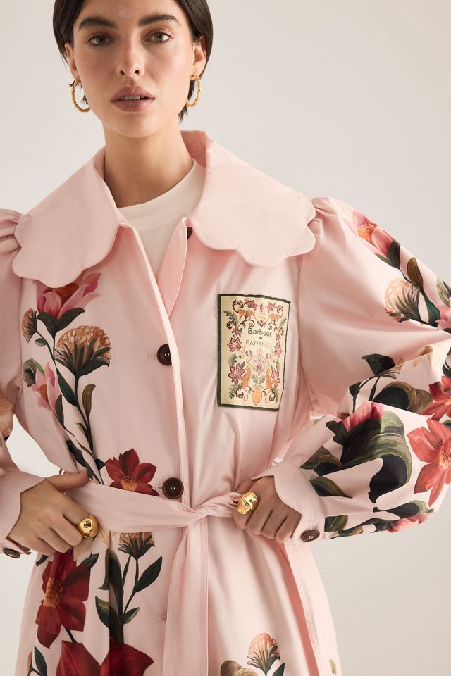 Barbour x Farm Rio Bromelia Duster Coat #5