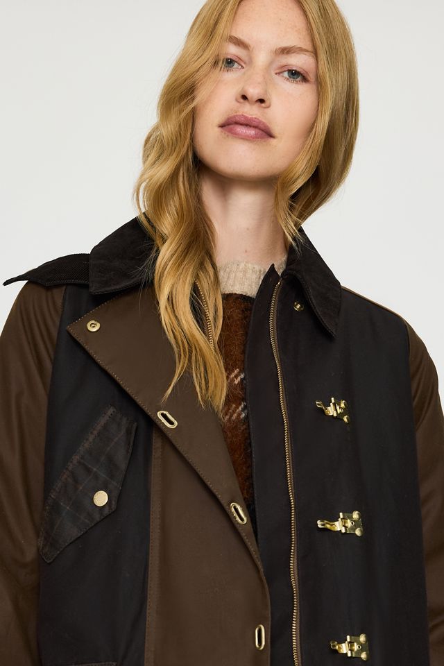Barbour Felton 100% Waxed Cotton Check Jacket #2