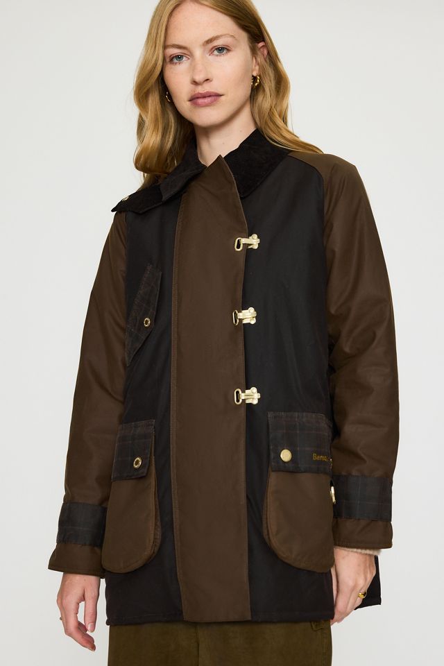Barbour Felton 100% Waxed Cotton Check Jacket #3