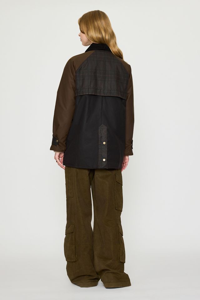 Barbour Felton 100% Waxed Cotton Check Jacket #5