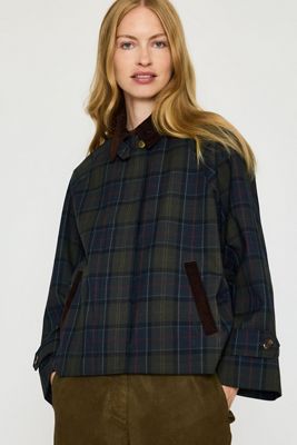 Barbour Sandra Tartan Showerproof Jacket
