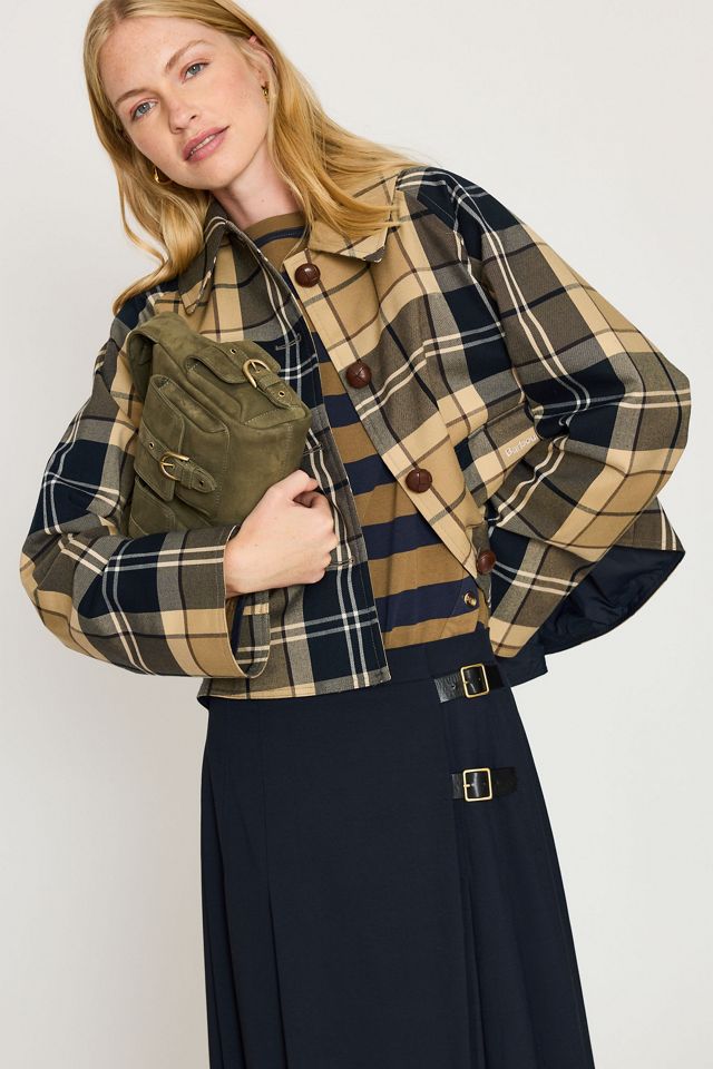 Barbour Delilah Check Showerproof Jacket #2