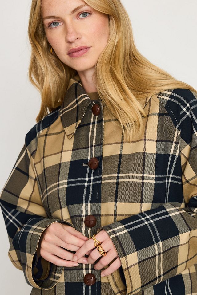 Barbour Delilah Check Showerproof Jacket #5