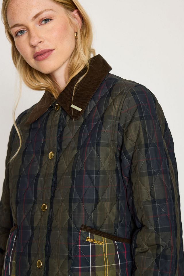 Barbour Reimagined Icons Liddesdale Tartan Quilted Jacket #4