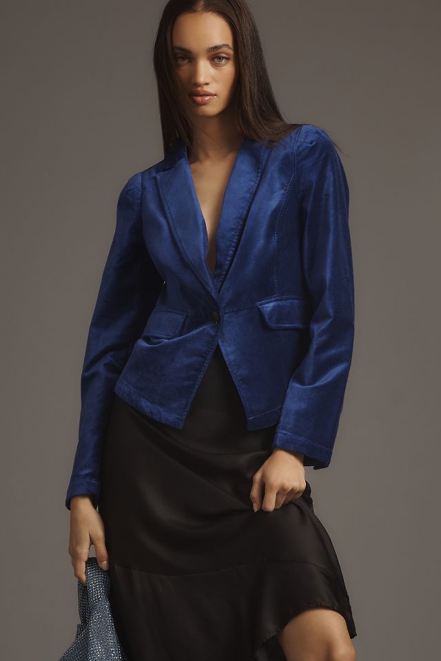 Anthropologie 2025 velvet blazer