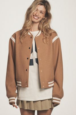 Ainsley Embroidered Bomber Jacket | Anthropologie