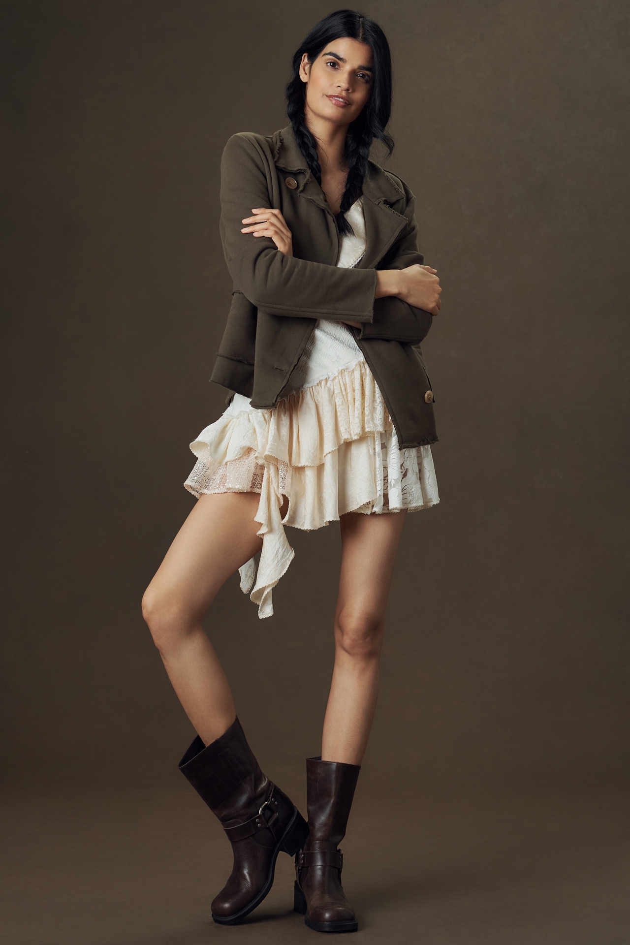 Bishop + Young French Terry Knit Blazer Jacket