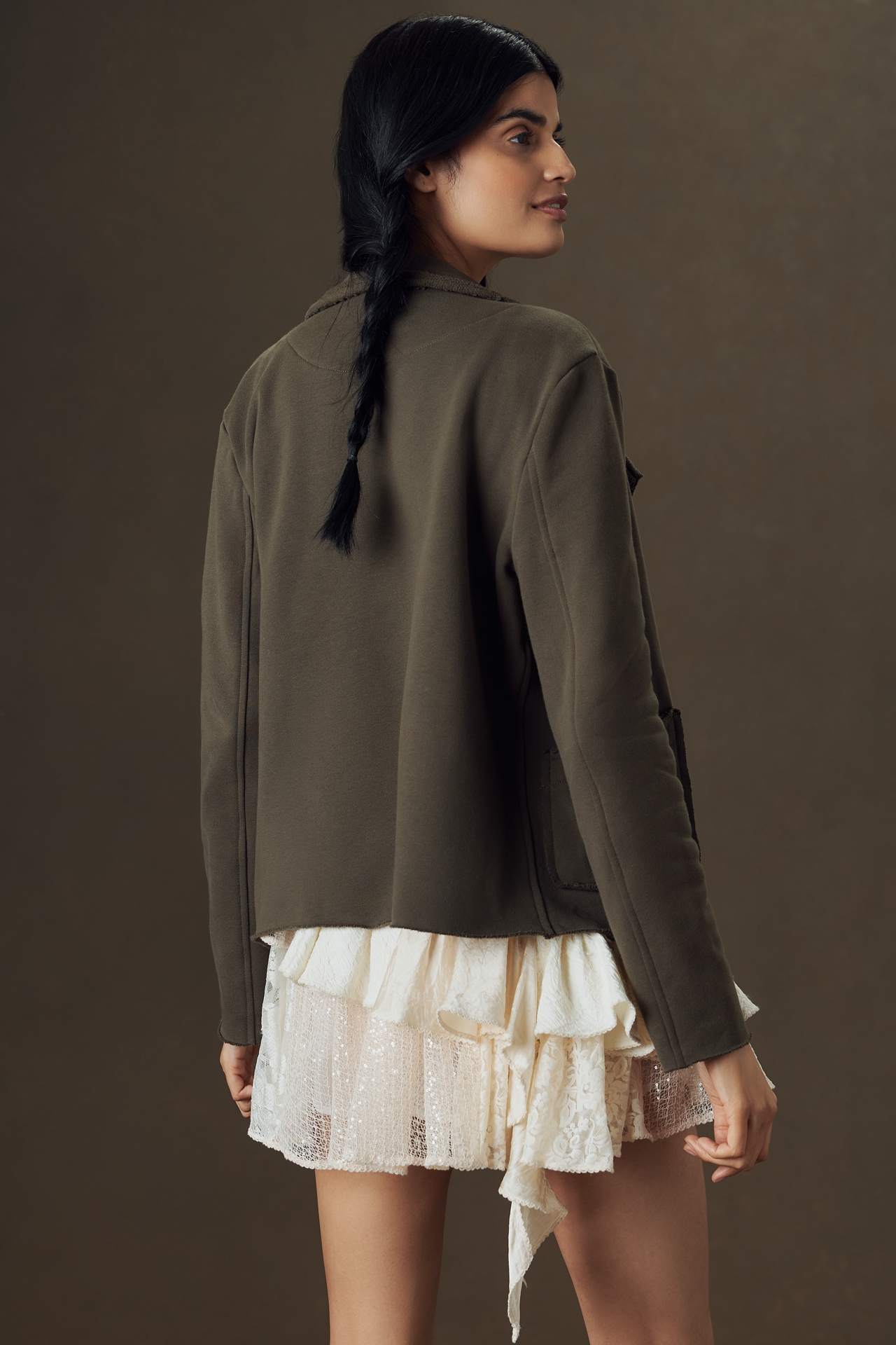 Bishop + Young French Terry Knit Blazer Jacket