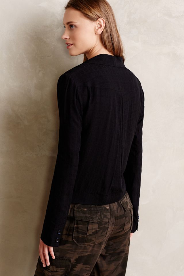 Camello Draped Blazer #1