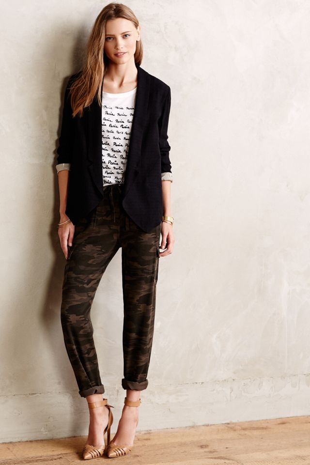 Camello Draped Blazer #2