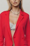 Maeve Cropped Tuxedo Blazer