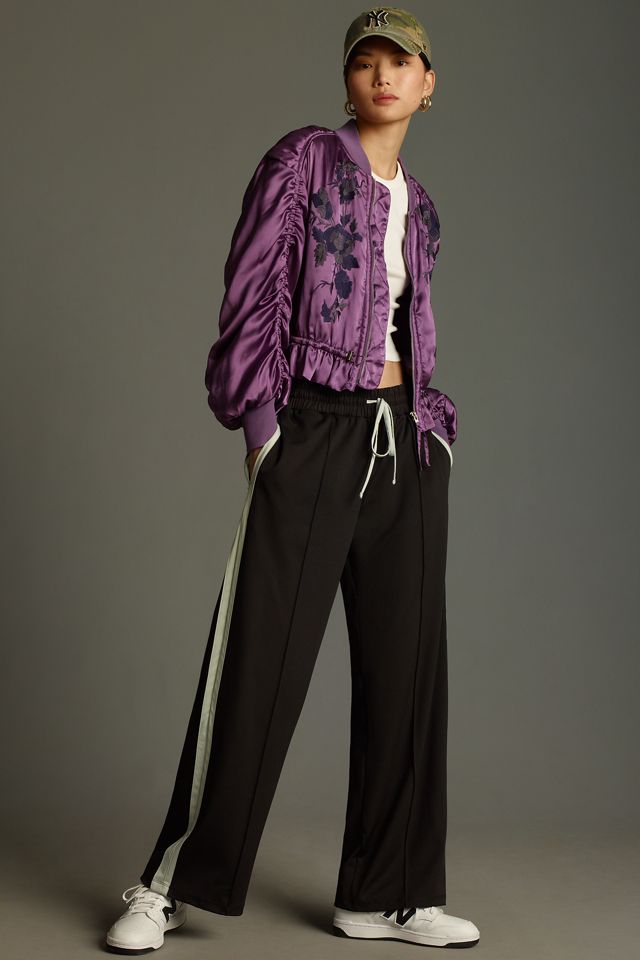 By Anthropologie Satin Embroidered Jacket #3