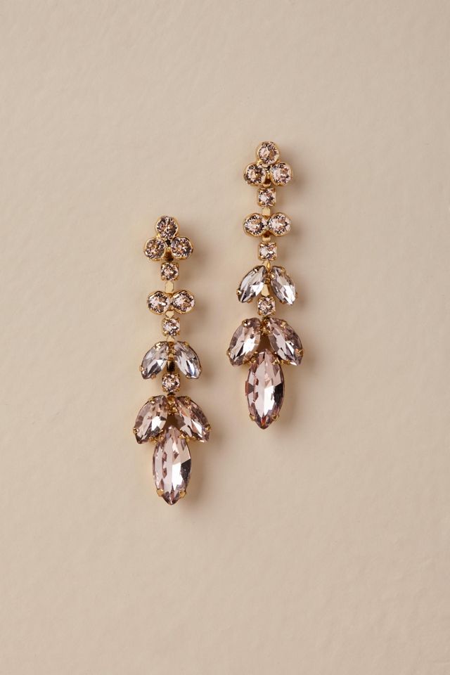 Crystal Petals Earrings