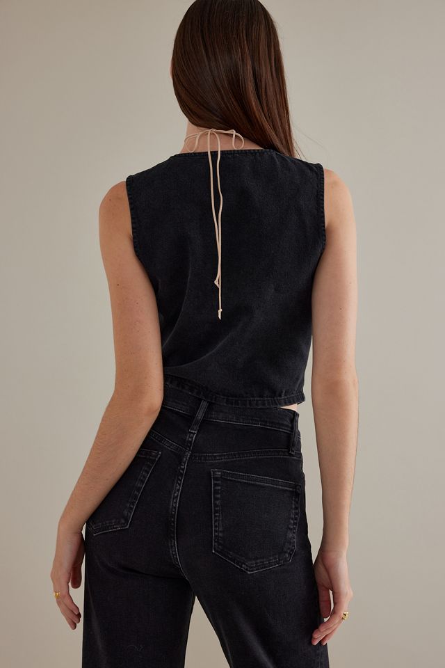 Gilet di Jeans Seen Worn Kept #5