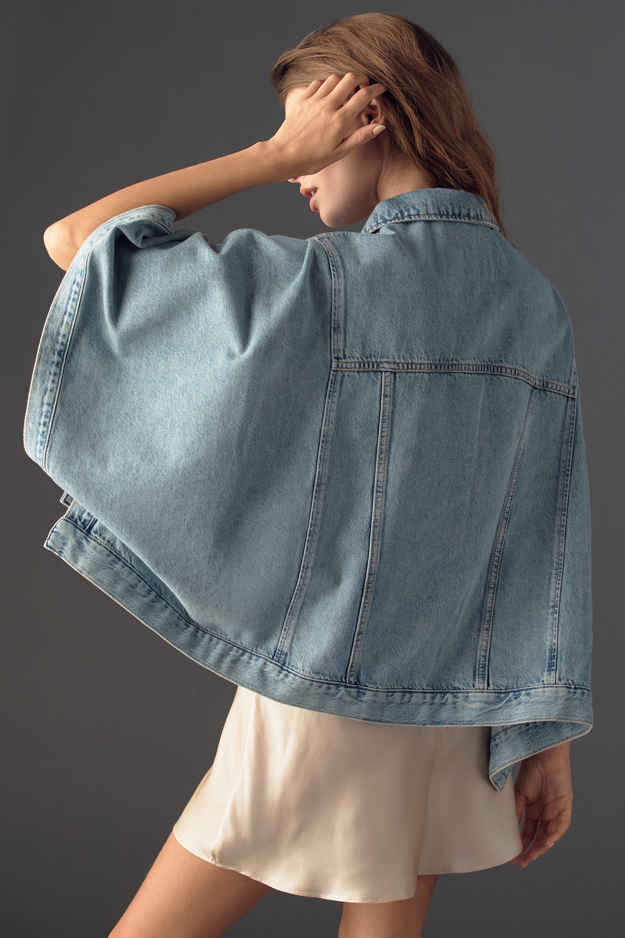 Pilcro Denim Trucker Cape