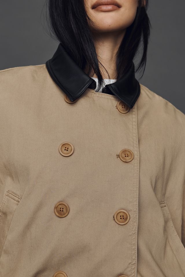 Maeve Cape Trench Coat #3