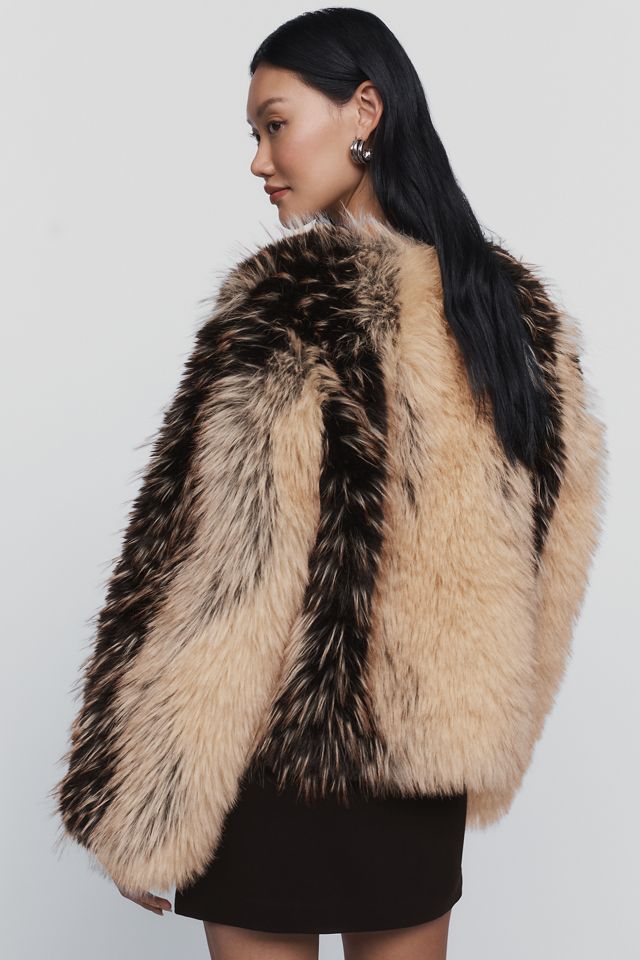 Ichi Ihflaxa Faux Fur Jacket #4