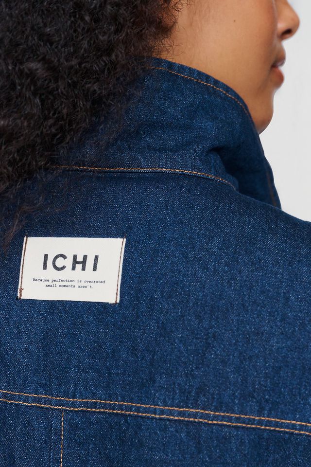 Ichi Ihhiramo Denim Funnel Neck Vest #4