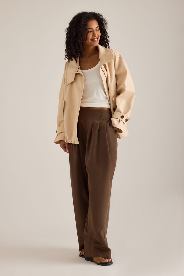 Chaqueta con Cuello de Embudo Odd Muse #1